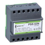 Eenfasige transformator PSS 63N 230/24V IP30 op DIN-rail TH-35