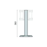 Performance in Lighting Mât NIKKO+MAST 21 H550 anthracite-Mât 21 583 mm | 58cm