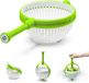 Equivera Essoreuse à salade - Blanc/Vert Plastique - 21,50 cm largeur
