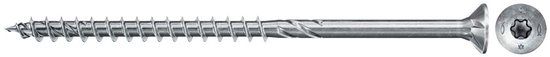 Fischer Power-Fast II FPF II CTX25P 5 x 60 mm BC Senkkopffschroef met binnenster TX25 deeldraad galvanisch verzinkt blauw gepassiveerd - 670344
