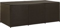 vidaXL Tuinbox 180x90x70 cm Poly Rattan Bruin