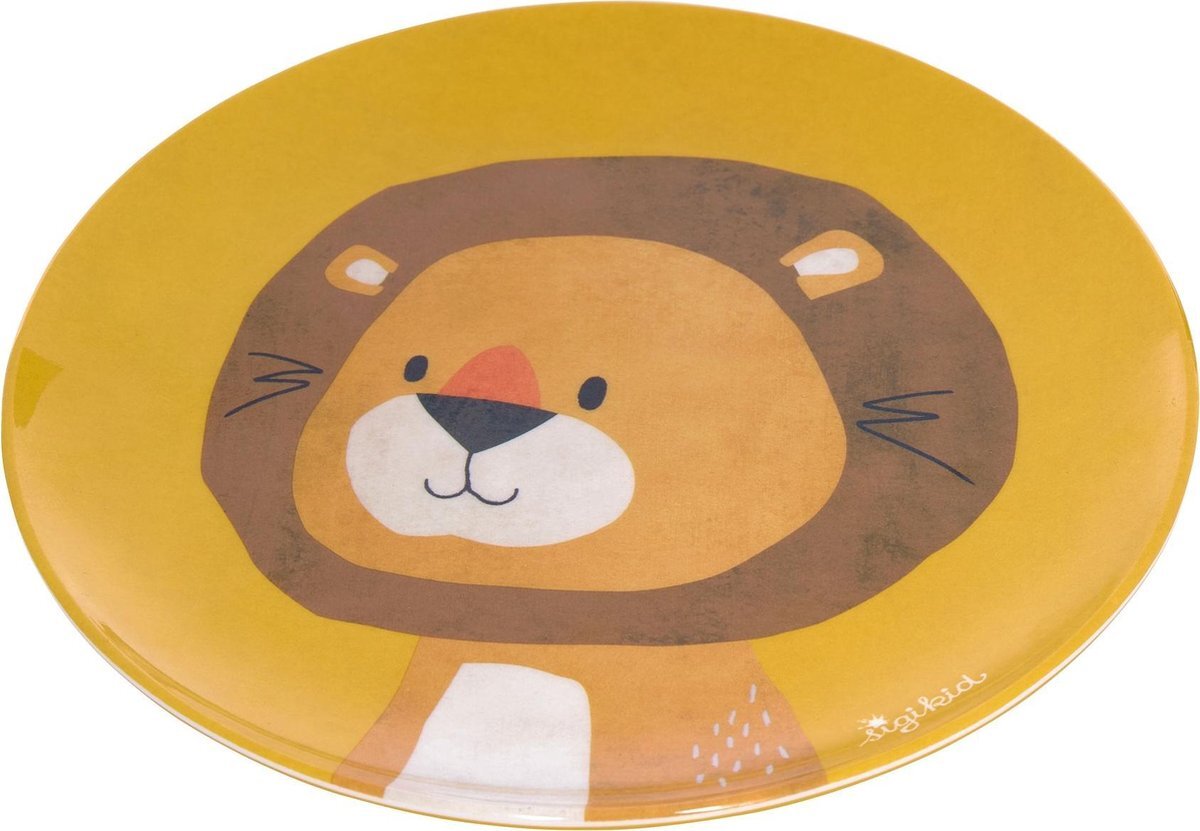 Sigikid Melamine bord leeuw, Little Forest Friends