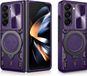 Techsuit Hoesje geschikt voor Samsung Galaxy Z Fold 6 - CamGuard Pro Back Cover - Paars