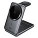 Totu CW-4-W Station de recharge magnétique sans fil 3-en-1 - 15W - Gris