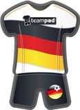 Antislipmatje Duitsland Antislipmatje in Duits trui-design - autohouder voor mobiele telefoons & navigatiesysteem in trui-stijl, voor het Europees kampioenschap voetbal 2024, fanartikel voor voetbalkoorts