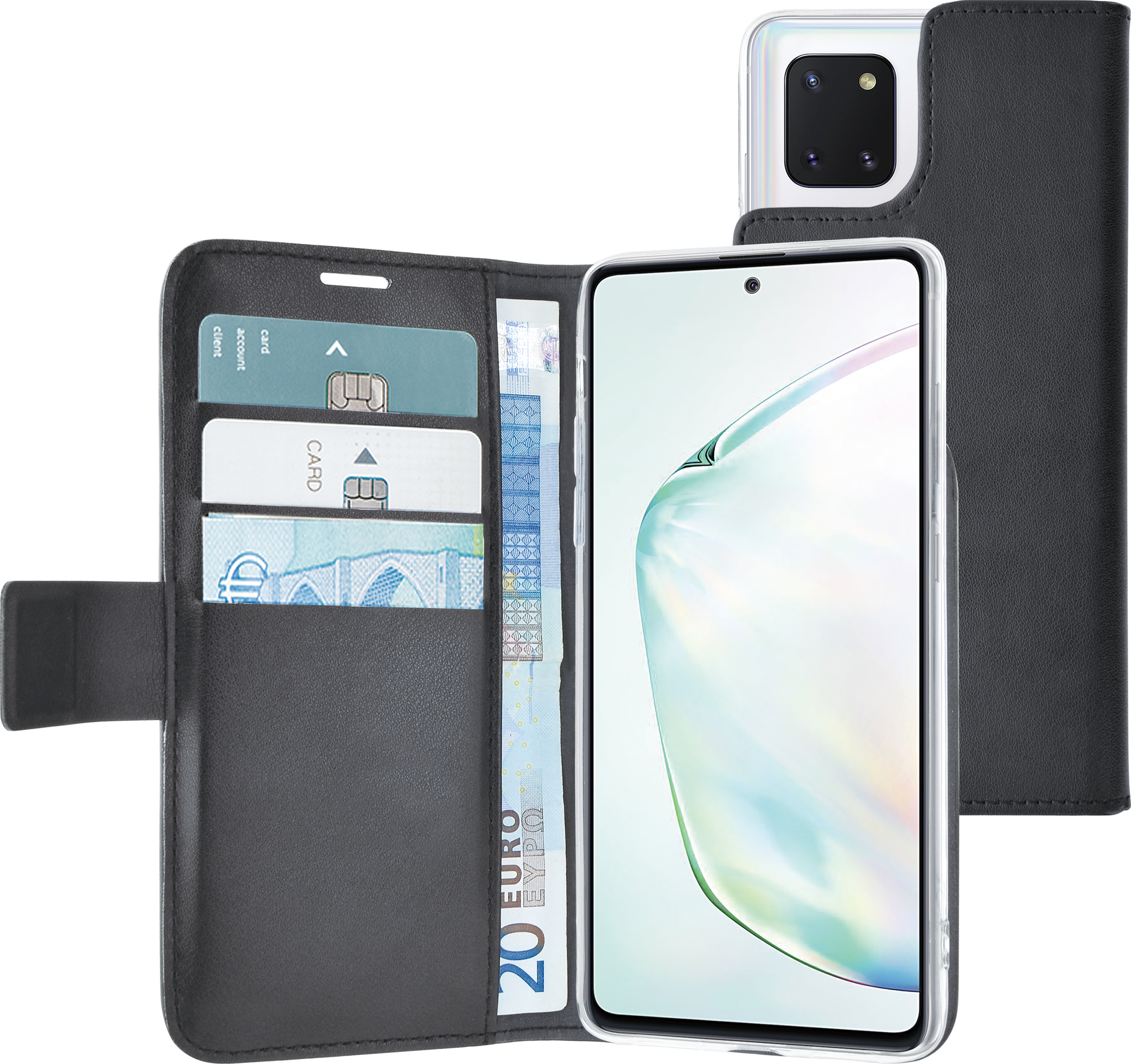 Azuri AZWALCLRSAN770-BLK - Back Cover - Samsung Galaxy Note 10 Lite - Zwart