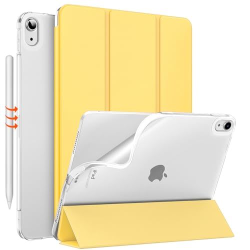 MoKo Case for iPad Air 11 inch M4/M3/M2 2026/2025/2024, Light Yellow