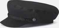 Brixton Fiddler Cap Black Herringbone L