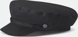 Brixton Fiddler Cap Black Herringbone L