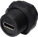 TRU COMPONENTS TC-E10T-FT3-PPF TC-13543612 USB-C 3.0-bus voor montage aan de achterkant (met schroefdraad) 1 stuk(s)