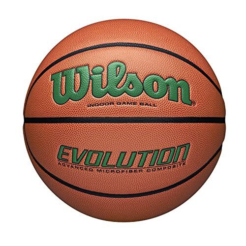 Wilson Basketbal EVOLUTION 295 GAME BALL, Gemengd Leer, Binnen-Basketbal