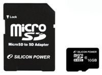 Silicon Power 16GB microSDHC Class 10 flashgeheugen