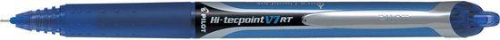 Pilot Hi-Tecpoint V7 Retractable Gel Pen - 0.7mm - Blue - 12 Pack