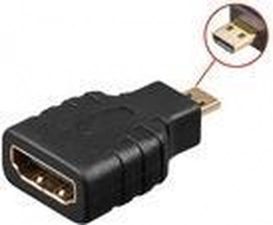 Microconnect HDMI 1.4 Adapter Zwart 0.12 m