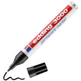 Edding 3000 permanente marker, blauw, wit, kunststof, 1,5 mm