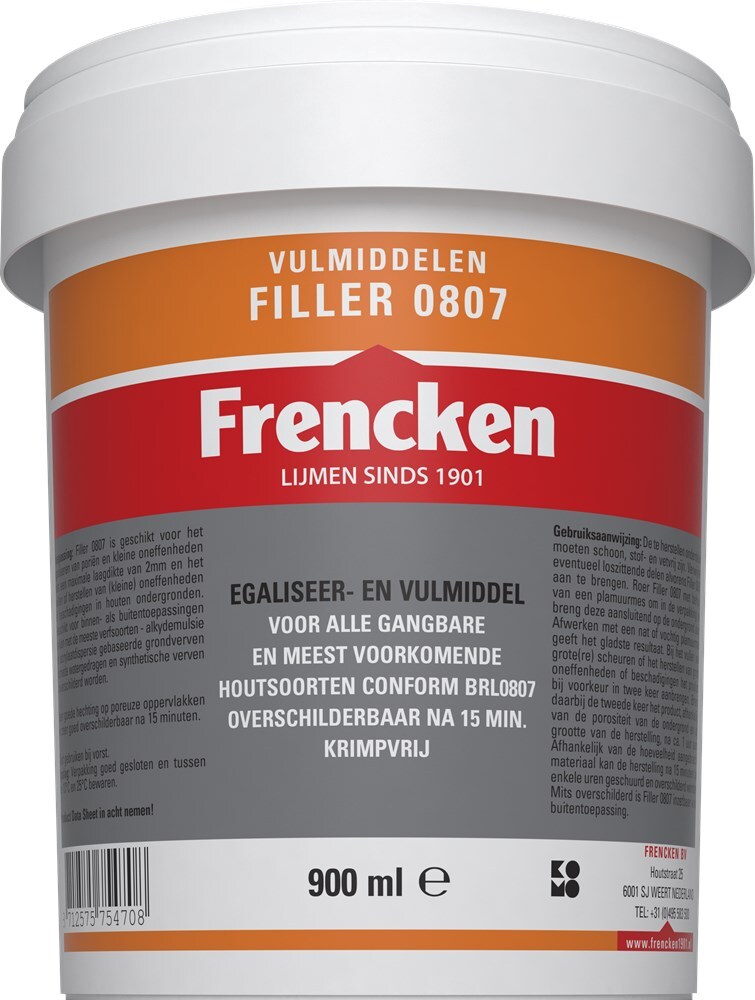 Frencken Filler 0807 Wit (900ml