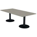 Quadrifoglio Vergadertafel rechthoekig blad 210x100 cm, 2 poten