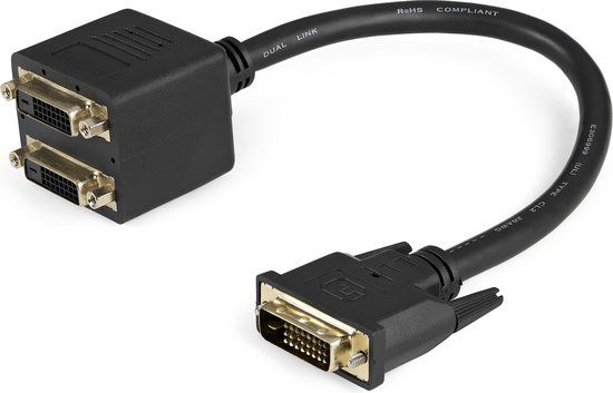 StarTech DVI-D Digital Video Cable - 0.3 m - Black
