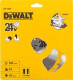 DeWalt DT1204 Construction Cirkelzaagblad - 165 x 10 x 24T - Hout (Met nagels)