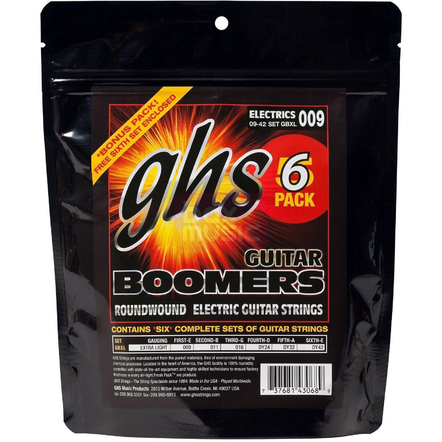 GHS GBXL 5 Boomers Multipacks Extra Light - 0737681430689