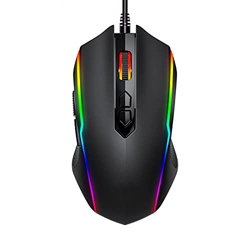 Bedrade gamingmuis - Programmeerbare knoppen - 7200 DPI - RGB - USB - PC/Laptop