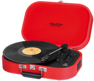 Trevi TT 1020 BT - Rood - Draaitafel met directe aandrijving - Semiautomatisch - Bluetooth - USB - AUX