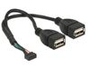 DeLOCK 84933 USB-kabel USB 2.0 0,2 m Zwart