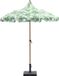 Garden Impressions Aloha – stokparasol Ø200 cm – light teak look – palm green