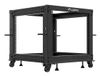 Lanberg OR01-6109-B Rack 9U Vrijstaande Rek Zwart
