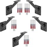 SOTECH VECTOR 5 x support de main courante, acier, noir, angulaire, 45°, 58x96x75 mm