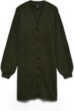 VERO MODA VMKARLA LS V-NECK BUTTON ABK DRESS NOOS Robe Forest Night L
