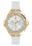 Philipp Plein Plein Chrono Royal PWPSA0624 Horloge - Siliconen - Wit - Ø 42 mm