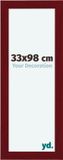 yd. Cadre photo 33x98 cm - Rouge vin balayé - MDF