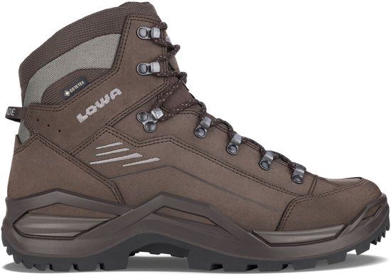 LOWA RENEGADE EVO GTX MID Men's Hiking Shoes Outdoor Gore-Tex Dark Brown - Size 44.5