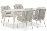 Santika Furniture Santika Nanda/Vienna 180 cm dining tuinset 5-delig