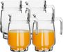 Luminarc Carafe - 1.6 Litre - Verre - Transparent - Lave-vaisselle - 4 Pièces