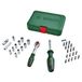 Bosch 1/4" krachtdoppenset met ratel 34-delig