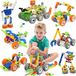 Briques Jouet éducatif Stem 175 pièces Kit de construction enfants Avec boîte de rangement Dès 3 ans