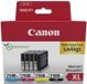 Canon Cartouches d'encre multipack PGI-2500XL : noir/cyan/magenta/jaune