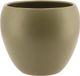 DK Design Bloempot/plantenpot Vinci - olijfgroen mat - D19 x H22 cm
