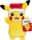 Jazwares Pokémon Pikachu Pluche With Santa Hat (20 cm)