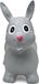 Hippy Skippy Konijn Skippybal - Grijs - 81 cm - 3+ jaar