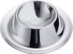 Westmark set van 4 eierdopjes uit rvs Ø 8.5cm H 2.3cm