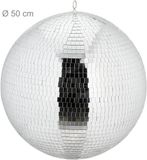 Merkloos Relaxdays Discobol - Ø 50 cm - zilver