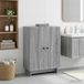 vidaXL - Badkamer - Opbergkast - EDE - Grijs - Sonoma - 59,5 x 31 x 80 cm