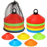Merkloos / Sans marque SPHProducts Markeringhütchen - Voetbaltrainingspetjes - Sportpetjesset voor Hockey en Handbal - 100 Stuks - 5 Kleuren