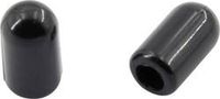 TRU COMPONENTS 1592743 Eindkap (niet krimpend) Nominale binnen-Ø (voor krimpen): 3 mm 100 stuk(s) Zwart Kunststof