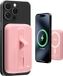CHEROY ChargePack Mini - PowerBank sans fil - Chargeur rapide USB C 18W - 5000 mAh - Compatible MagSafe - Rose