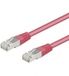 Goobay CAT 5-200 FTP 2.0m netwerkkabel Magenta