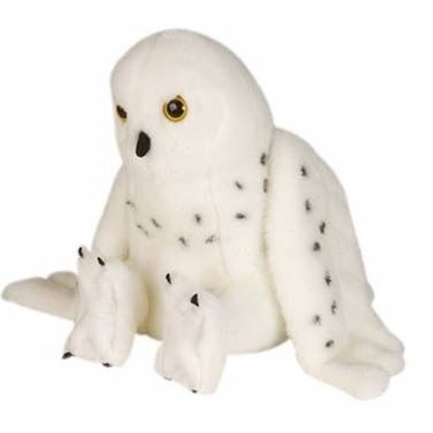 Wild Republic Pluche Sneeuwuil - 30 cm - Wit